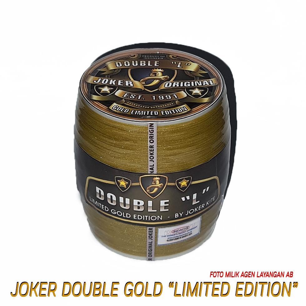 SENAR LAYANGAN GELASAN JOKER DOUBLE L GOLD LIMITED EDITION SS MURAH