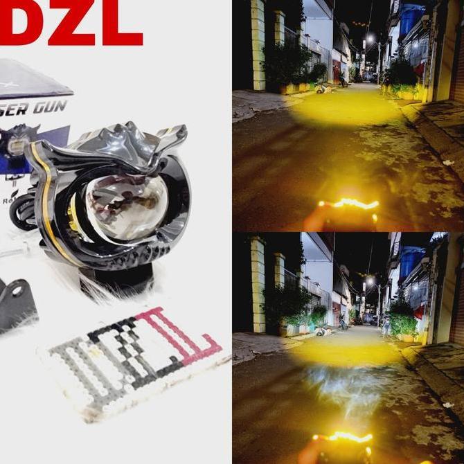 lampu tembak led vinyx laser d2 cyclops laser gun ring jauh dekat