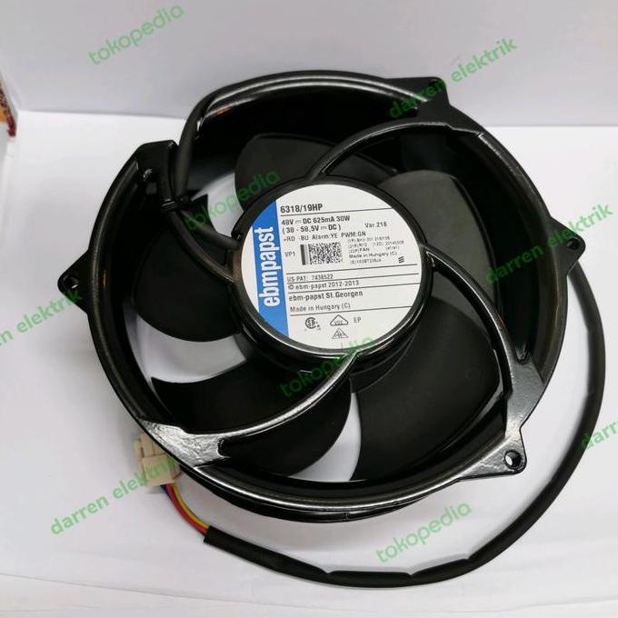 Fan Ebmpapst 6318/19Hp,48Vdc Asli