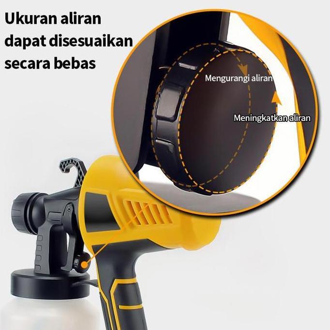 Alat Penyemprot Cat Elektrik Multifungsi REAIM, Alat Penyemprot Cat 450W 800ML, Alat Penyemprot Cat 