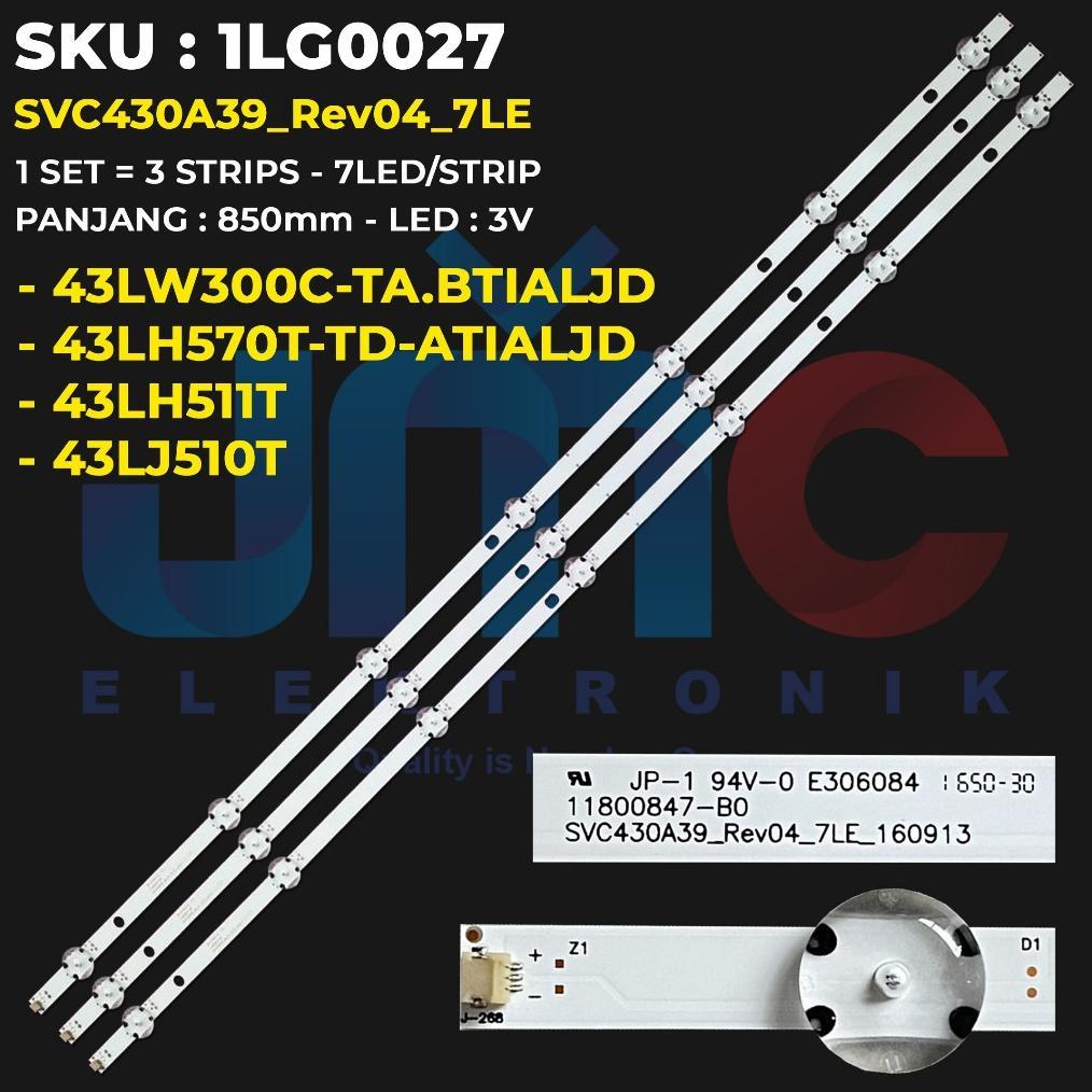 HOT DEALS Backlight TV LG 43 Inch 43LH511T 43LJ510T 43LH570T 43LH511T-TE.ATIALJD 43LW300C-TA.BTIALJD