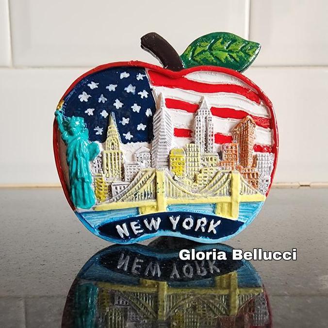 SOUVENIR MAGNET KULKAS NEGARA AMERIKA SERIKAT NEWYORK LIBERTY DC