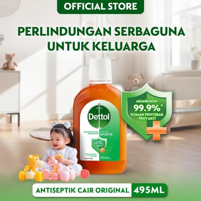 Dettol Cairan Antiseptik 495ml - Cairan Antiseptik