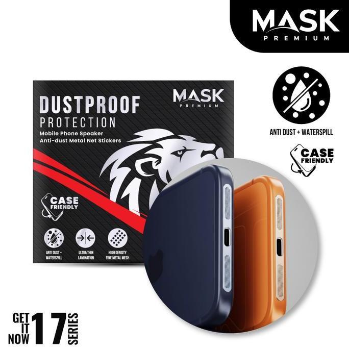 MASK Premium Dustproof Protection Speaker For 17 / 17 Air / 17 Pro / 17 Pro Max Pelindung Speaker