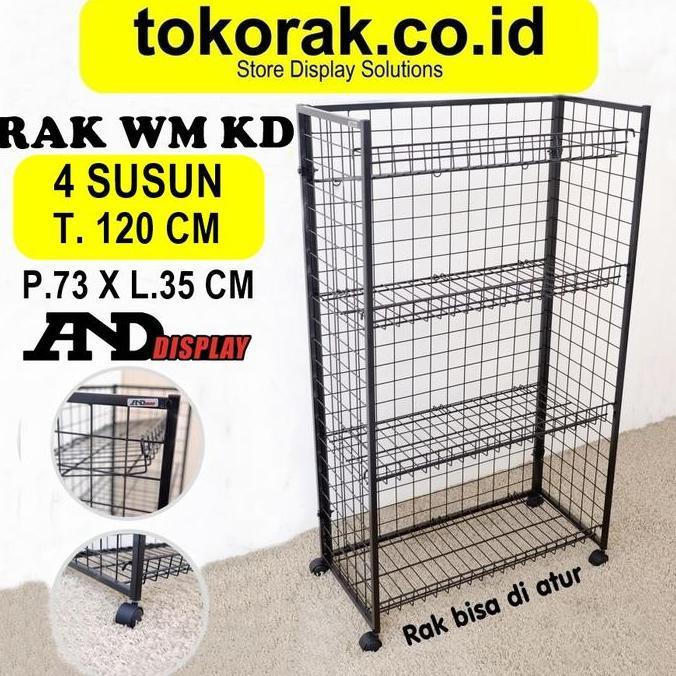 RAK ROTI / MINIMARKET / RAK KERANJANG / SERBAGUNA / PROMOSI / SNACK