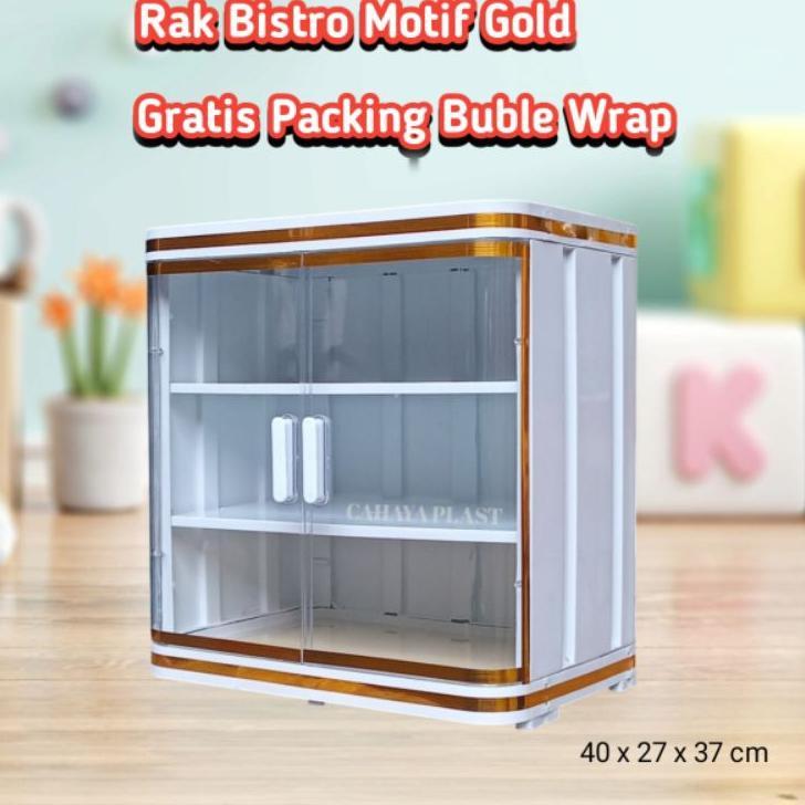 Rak Piring Mangkok Makeup Kosmetik Buku Baju Makanan Bahan Plastik Tutup Pintu Mika Bening Serbaguna
