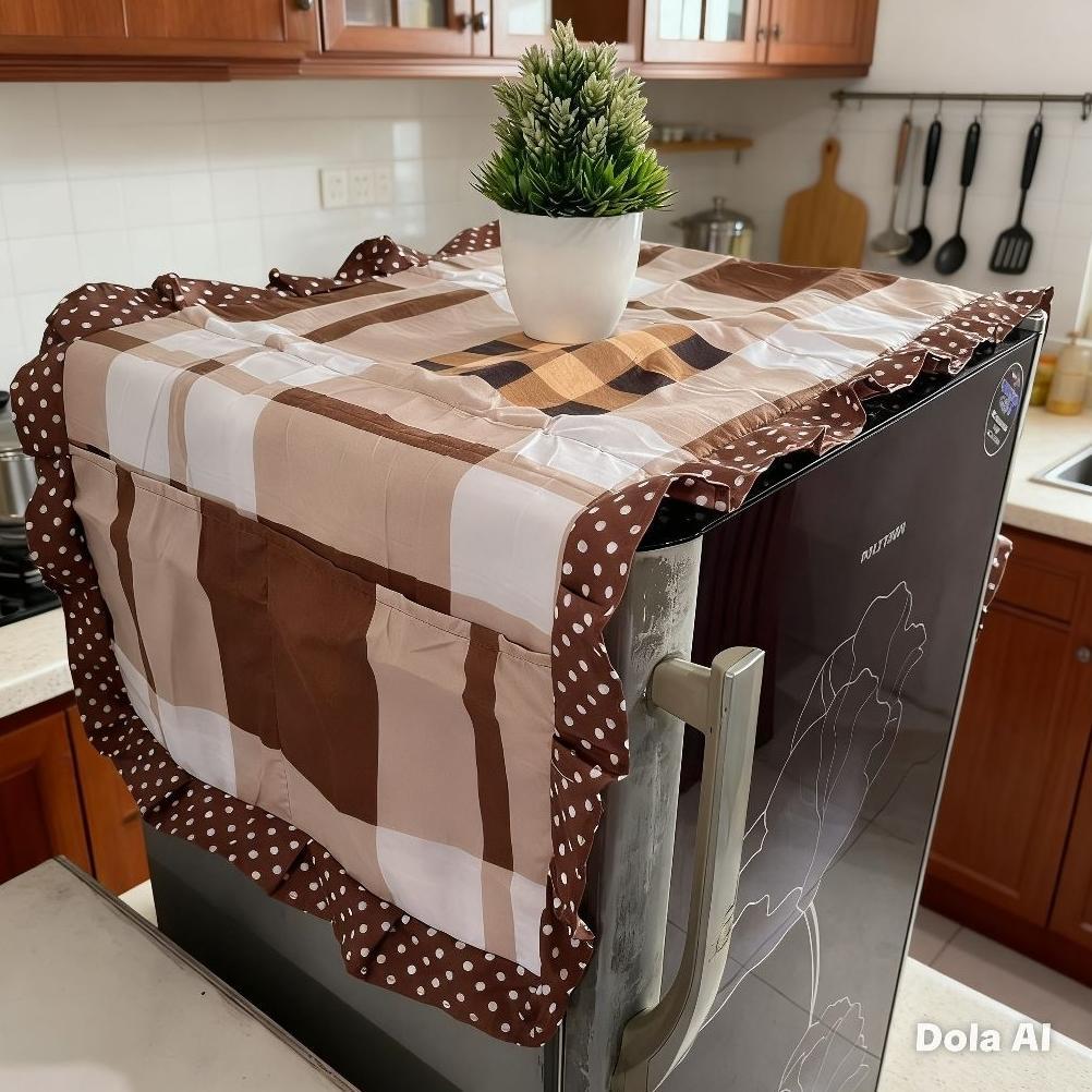 TUTUP KULKAS | PENUTUP KULKAS KAIN ANEKA MOTIF