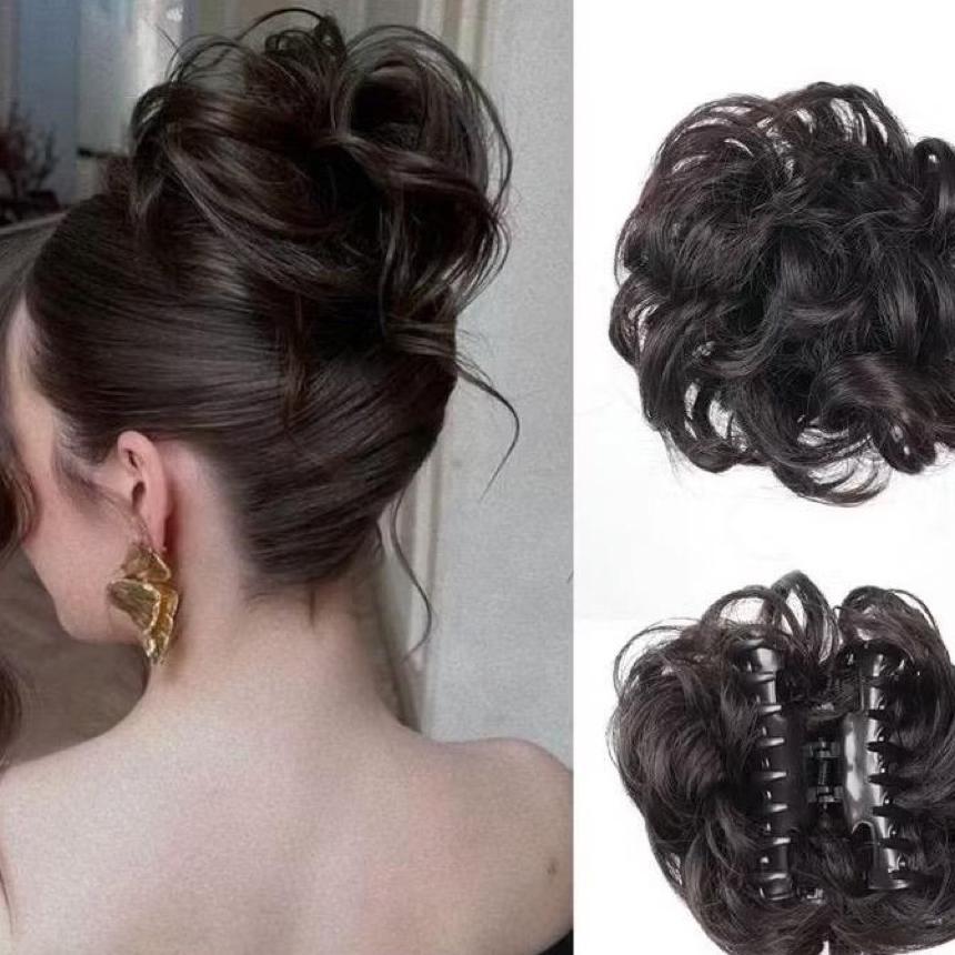 Sanggul Jepit Cesil Curly/Sanggul Modern Free Aksesoris