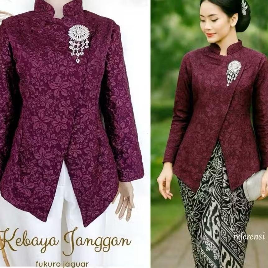 Terbaru Atasan Kebaya Janggan Modern Kebaya Kondangan Outfit Wisuda Lamaran Tunangan Kekinian 2025