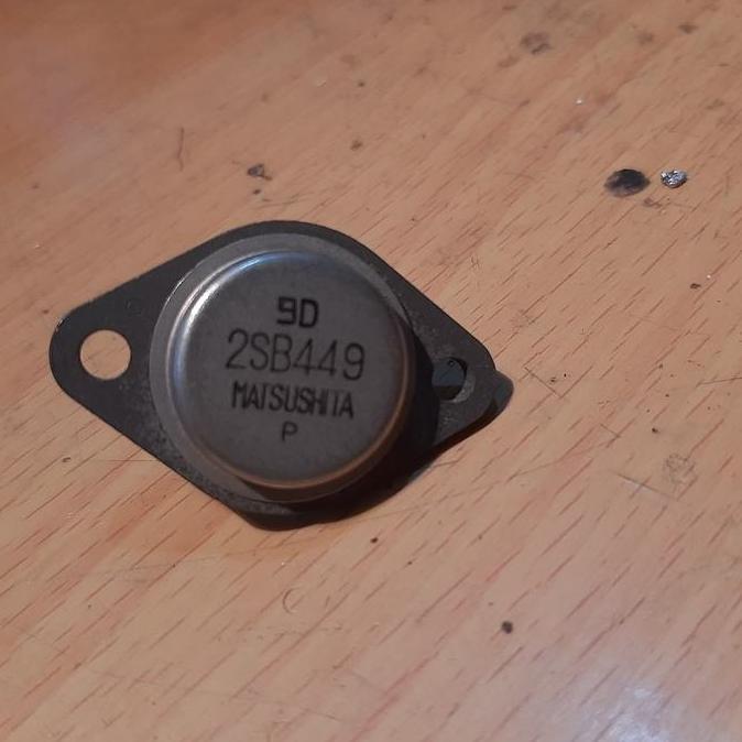 TRANSISTOR 2SB449 SB449 2SB 449 B449 MATSUSHITA NOS - BODY TIPIS BBM27
