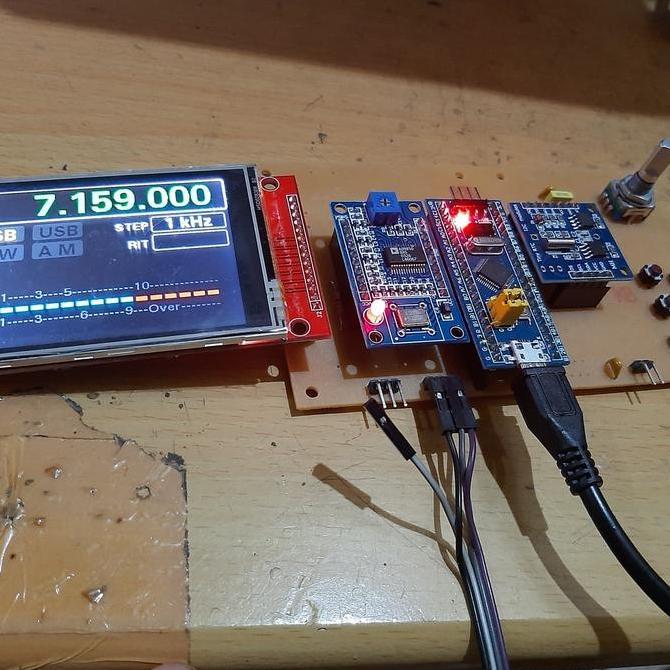 PCB ARDUINO STM32 DDS AD9850 LCD SPI 2.8" SSB BITX RTC CONTROLLER BBM27