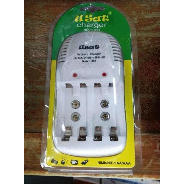 Jual Charger Bat Baterai AA AAA dan Kotak 9 Volt