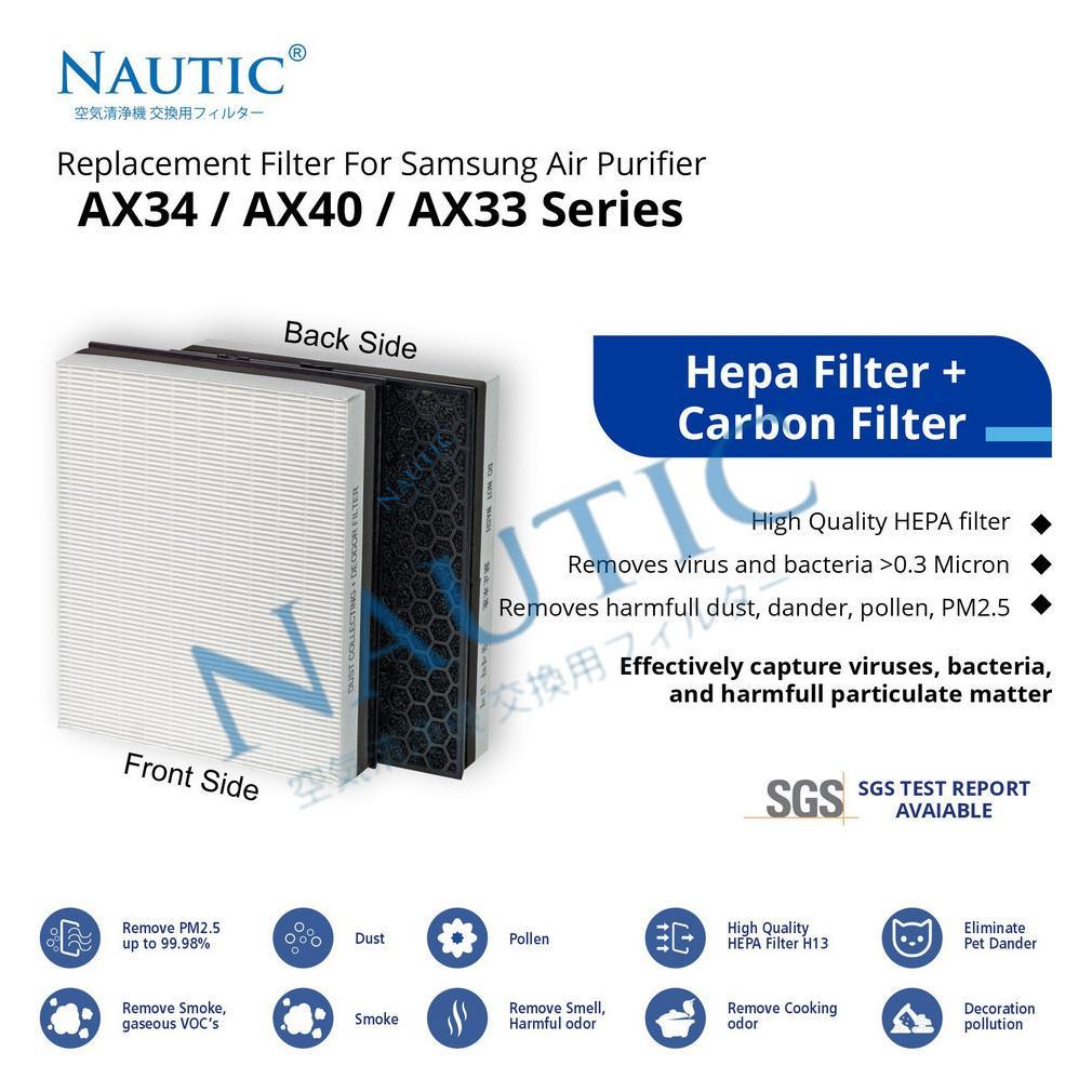 NEW PRODUCT FILTER SAMSUNG  AX34 / AX40 / AX3300 / AX34R3020WW AX40R3030WM - REPLACEMENT FILTER SAMS