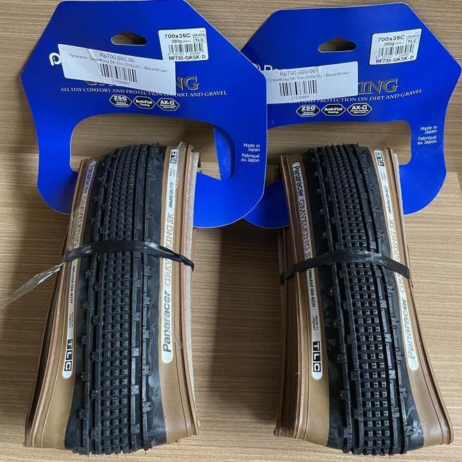 Panaracer Gravelking SK Tire (700x35) - Black / Brown