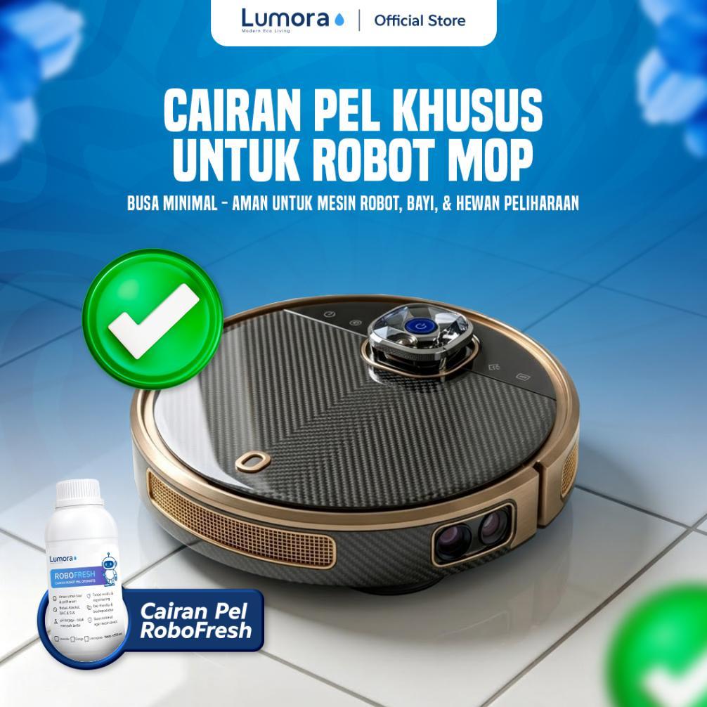 hot product robofresh - 500ml cairan pel robot vacuum otomatis / vacuum cleaner elektrik / robot mop