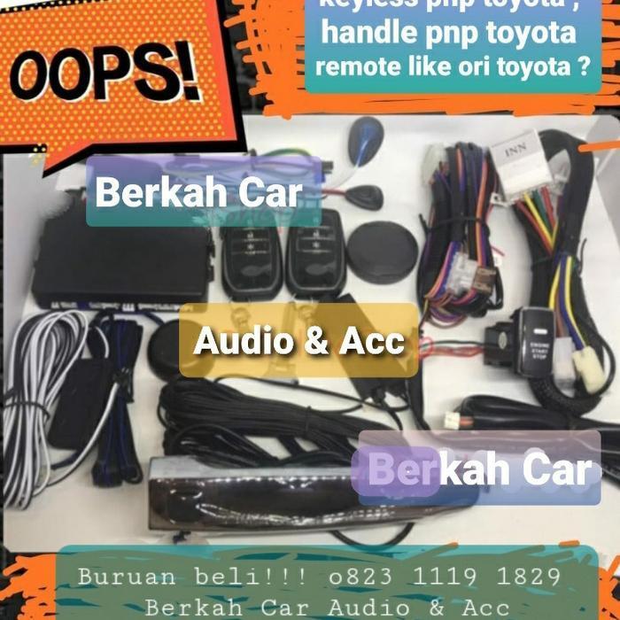 Keyless Ismart terbaru khusus toyota model remote ori toyota