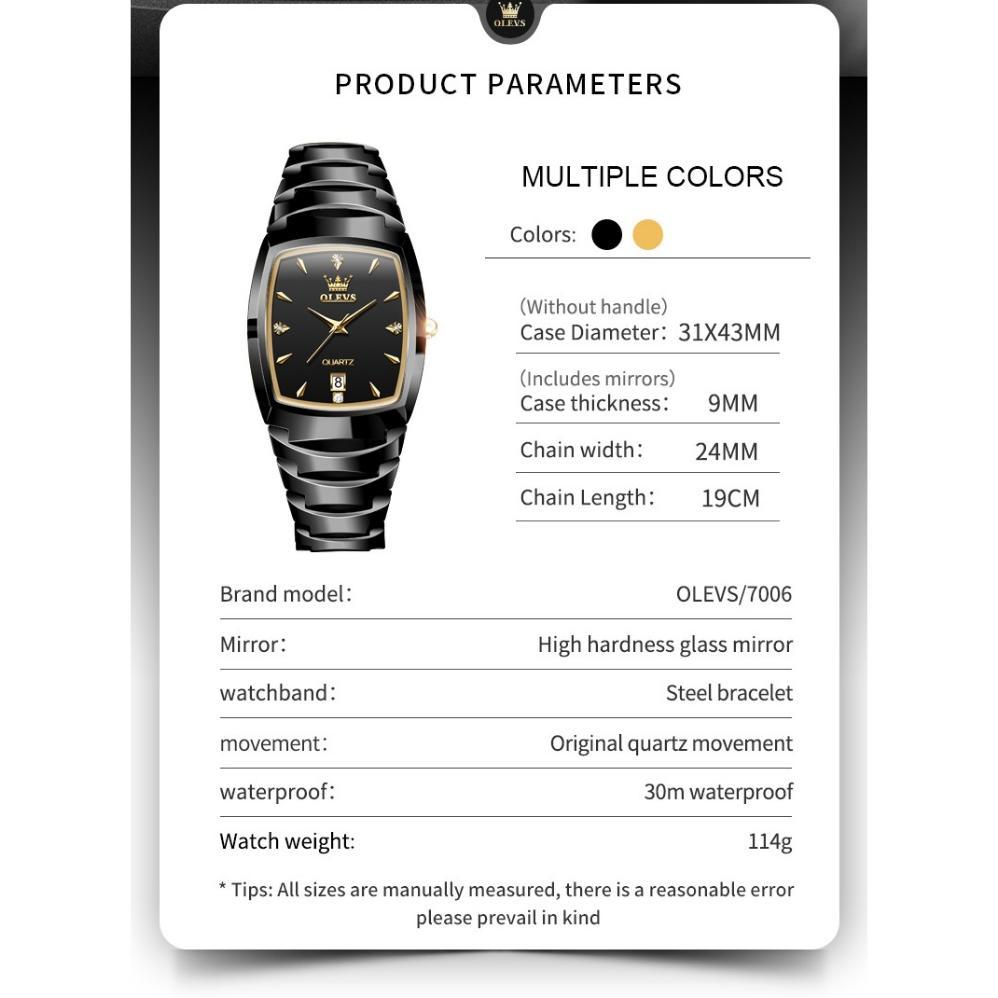 CUCI GUDANG OLEVS JAM TANGAN PRIA COWOK ORIGINAL ANTI AIR TAHAN FASHION ANALOG BAJA TUNGSTEN BISNIS 