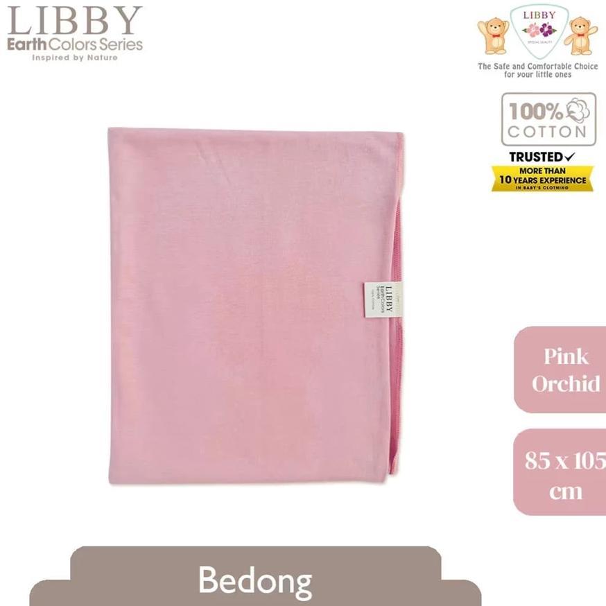 BIG PROMO LIBBY BEDONG COTTON EARTH COLORS POLOS WARNA / BEDONG BAYI LIBBY / BABY SWADDLE / BEDONG P