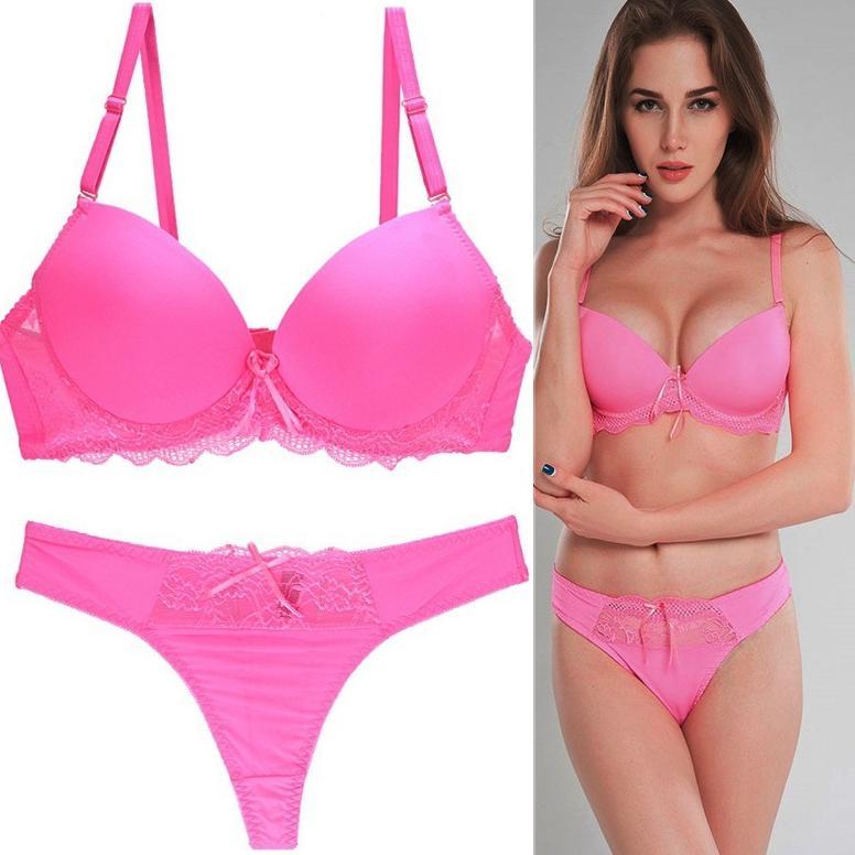 HOT Bra Set Renda Seksi KR077  model Eropa dan Amerika dengan Ukuran Besar, Set BRA Wanita Perancis