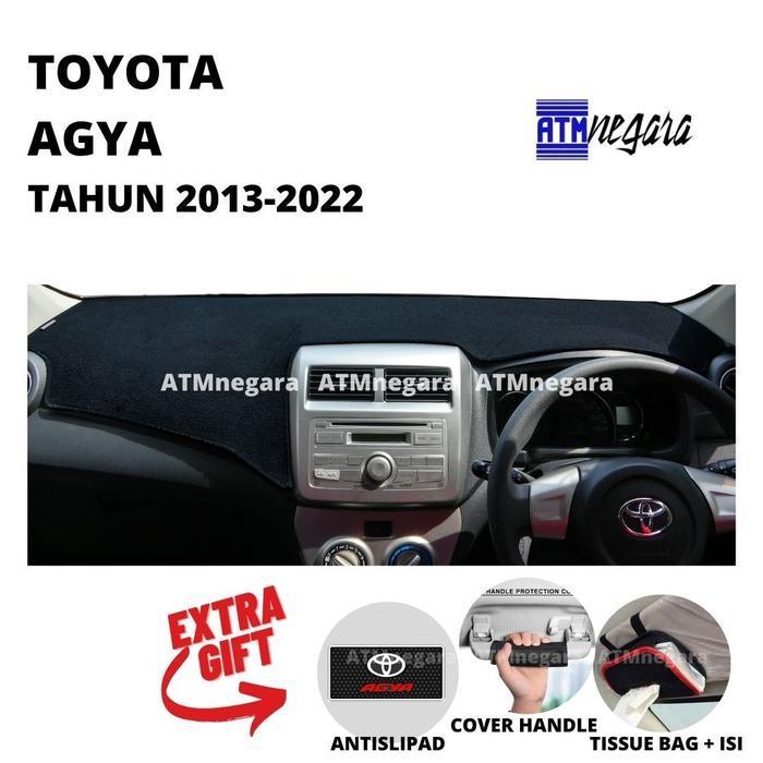 Alas Dashboard Mobil Agya Tahun 2013-2022 Aksesoris Premium Cover Pelindung Dasbor