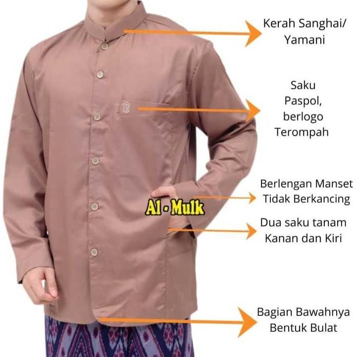 Wajib Punya Baju Koko Pria Exclusiv Koko Semi Jass Al Mulk Collection