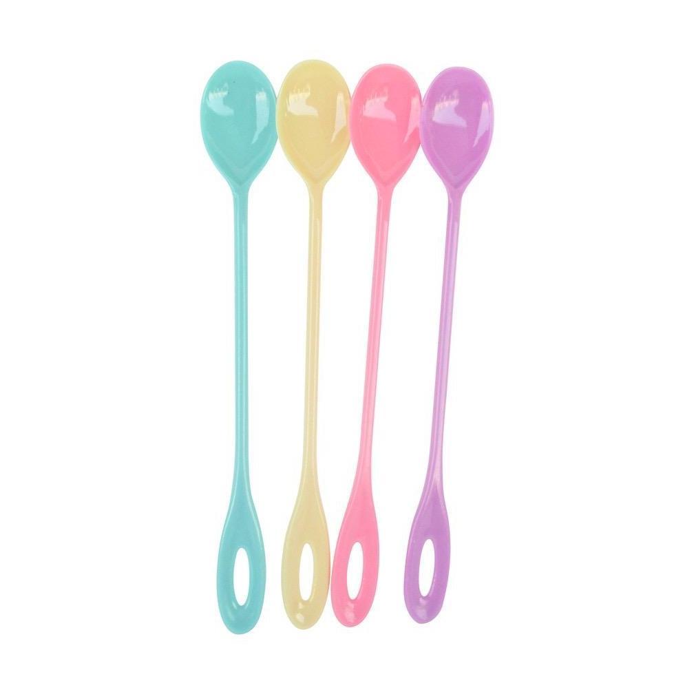 SENDOK ES PLASTIK, SENDOK PLASTIK WARNA AP PANJANG & PENDEK / SENDOK PLASTIK / SENDOK ES