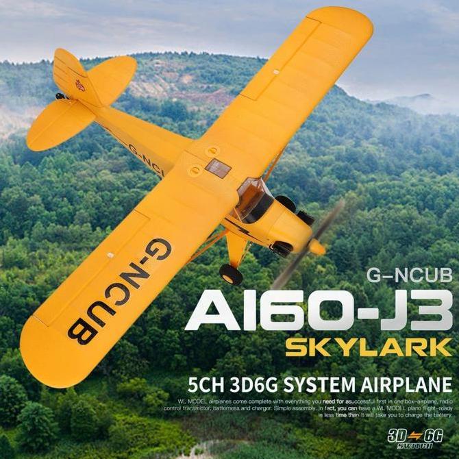 PESAWAT RC WLTOYS XK A160 J3 SKYLARD BRUSHLESS 5CH 3D/6G RC PESAWAT IM27