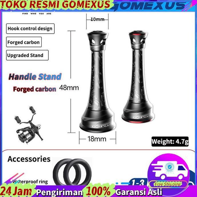 Termurah Gomexus Reel Stand Forged Carbon Pancing Aksesori Reel Kuat Ringan Tahan Korosi Serat Karbo