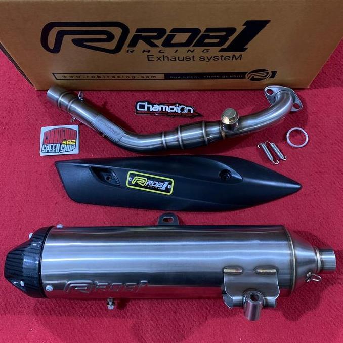 // KNALPOT ROB1 RACING SPEK BORE UP 180CC UP CUP V YAMAHA NMAX OLD ''