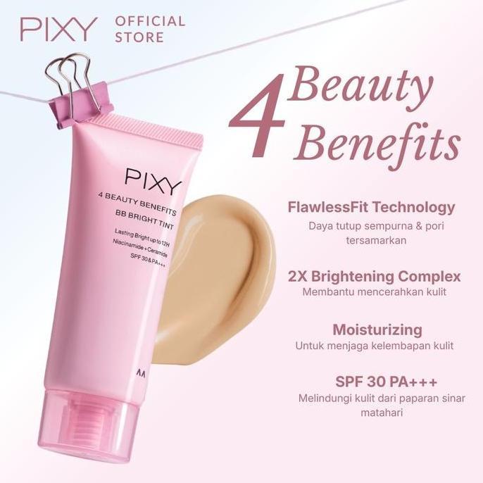 Trucco- Pixy 4 Beauty Benefits Bb Brht Tint 2N Ochre ( Bb Cream 01 Ochre )