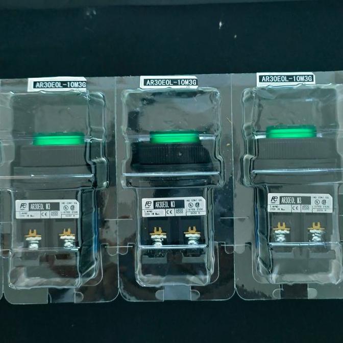 TERMURAH - AR30EOL-10M3G push button pilot lamp Fuji 220vac