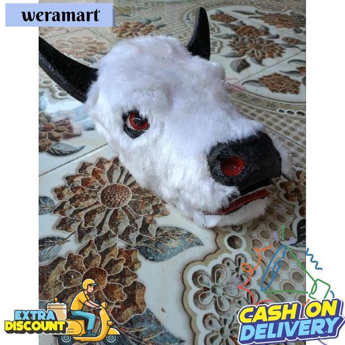 Promo Barongan Bantengan Full Bulu Free Kemul / Bantengan Dewasa / Barongan Bantengan Baru 5/25