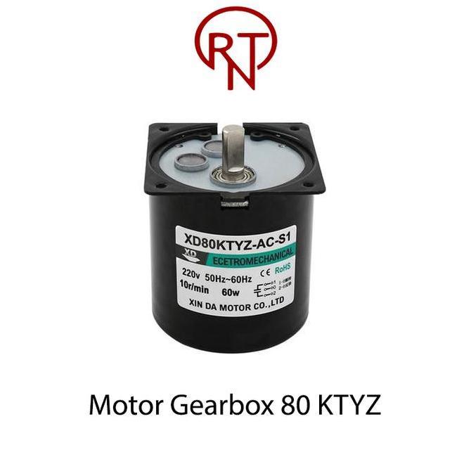Motor Gearbox 80KTYZ 60W 50 RPM 60 80 110RPM (8095)