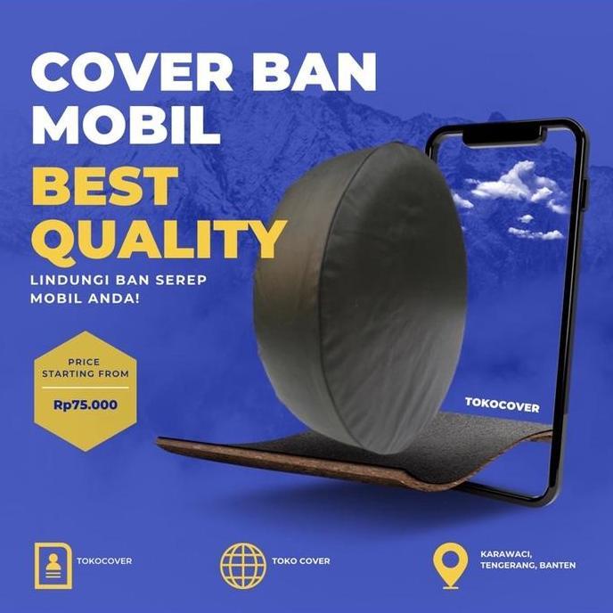 COVER BAN MOBIL SARUNG BAN SEREP MOBIL HONDA NEW BRV SUV READY