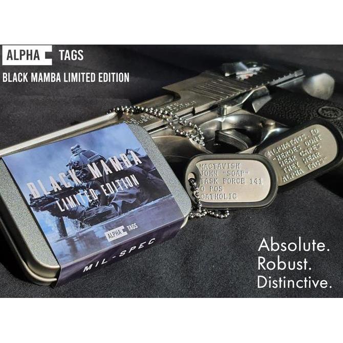 Cool- Kalung Pria Dog Tag Kalung/Tni Tentara Army Custom Polisi Alpha Tag