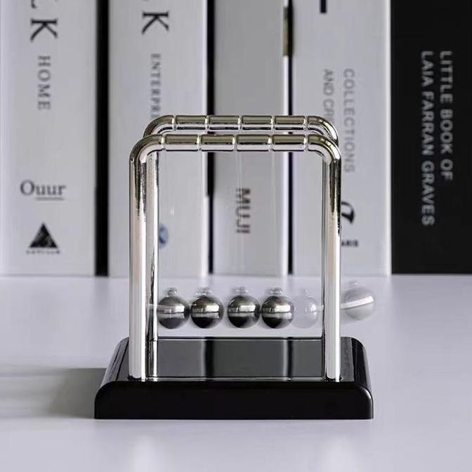 Newton'S Cradle Pajangan Meja Pendulum Newton Hiasan Meja Allshop