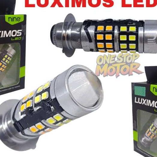 Lampu Depan Laser Led Ls2 , Ls2 Rgb 2 In 1 Putih Kuning Pnp Bebek & Matic H6 Kaki 1 Asli Luminos