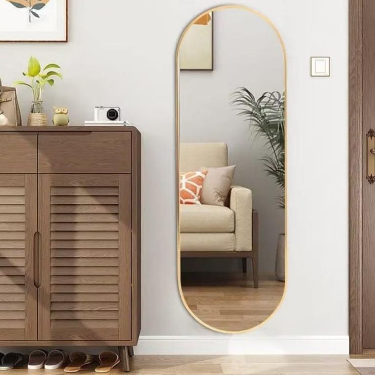 Cermin Oval Aesthetic Gantung Full Body