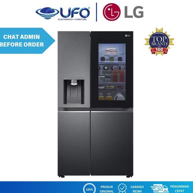 LG KULKAS SIDE BY SIDE INSTAVIEW 674 L GCX257CQEW
