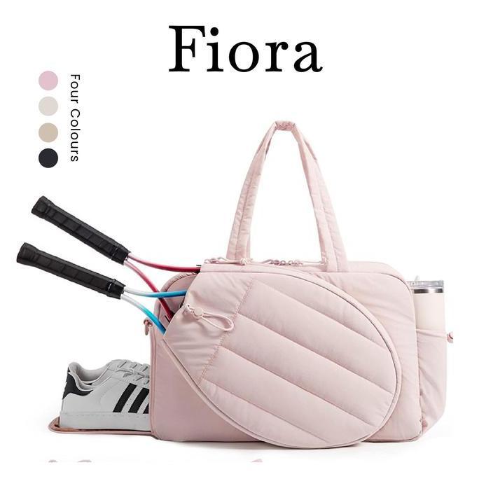 FIORA Tennis Padel Bag Puffy Stylish Sports Tote Bag Raket Gym Selempang Multi Compartment Fashion U