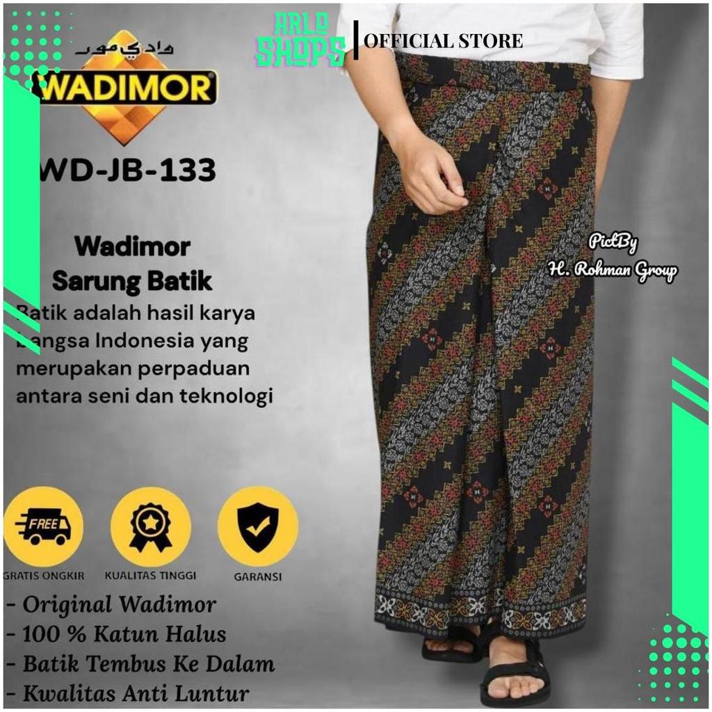 Kain Batik Wadimor - Sarung Pria Batik - Wadimor Sarung Batik Baturajo Katun Premium SP Promo