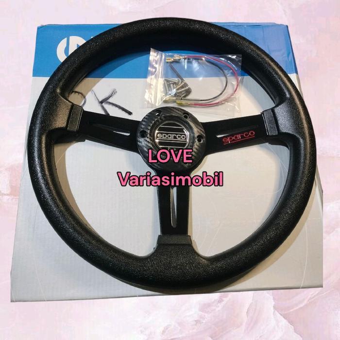 Stir Racing Sparco Mobil Uk 13 Inch Rose Gold, Hitam, Merah, Biru, Kuning Original Dan Terpercaya