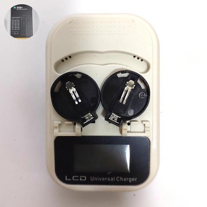 CHARGER BATERAI KOIN COIN LITHIUM LIR2032 LIR2025 LIR2016 ML 2032 ML2032 IBC27