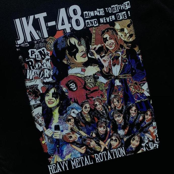 Riore- Tshirt Band Heavy Metal Rotation Jkt48Punk Riseparty