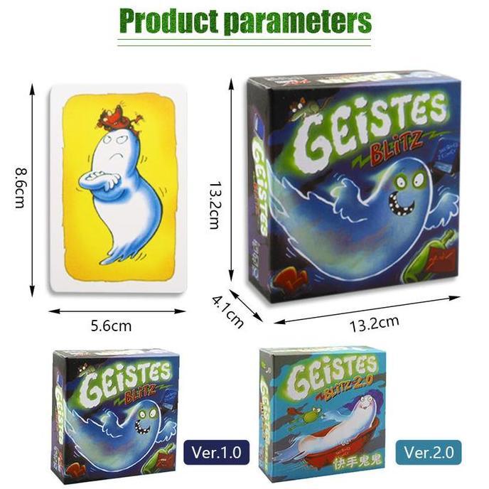 LEGOLANT Geistes Blitz Board Game Family Card Game Mainan Kartu Anak 2 - 8 Players