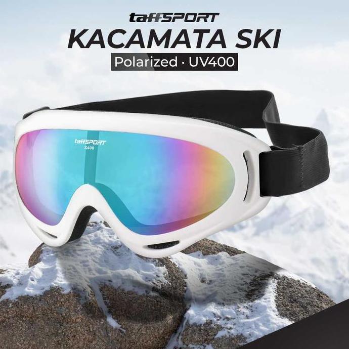 CIEN Kacamata Goggle Kacamata Airsoft Ski White