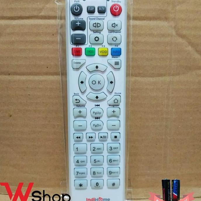 Remot / Remote Receiver TV Parabola Indihome Fiber - ORIGINAL 100%