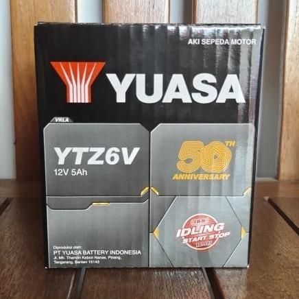 AKI ORIGINAL SUZUKI SATRIA FU YTZ6V YUASA AKI KERING TERMURAH