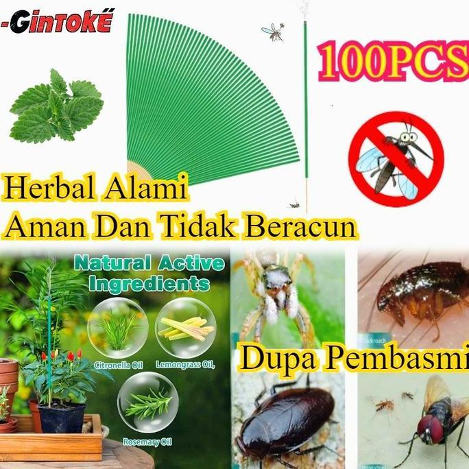 SANTIKA.GROSIR - 100PCS/SET OBAT NYAMUK DUPA HERBAL/DUPA PENGUSIR LALAT/DUPA PENGUSIR NYAMUK DAN LAL
