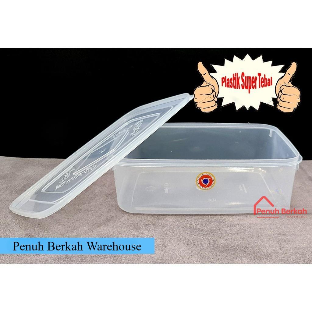 Sealware 3500Ml Plastik Transparan / Kotak Kue Donat Plastik Oriplast / Thinwall Sealpack Tebal